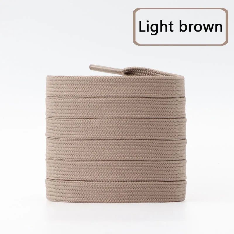 1 Pair Solid Flat Shoe Laces Canvas Shoelaces for Sneakers Woman Men Shoelace Classic Tennis Laces for AF1 Shoestrings