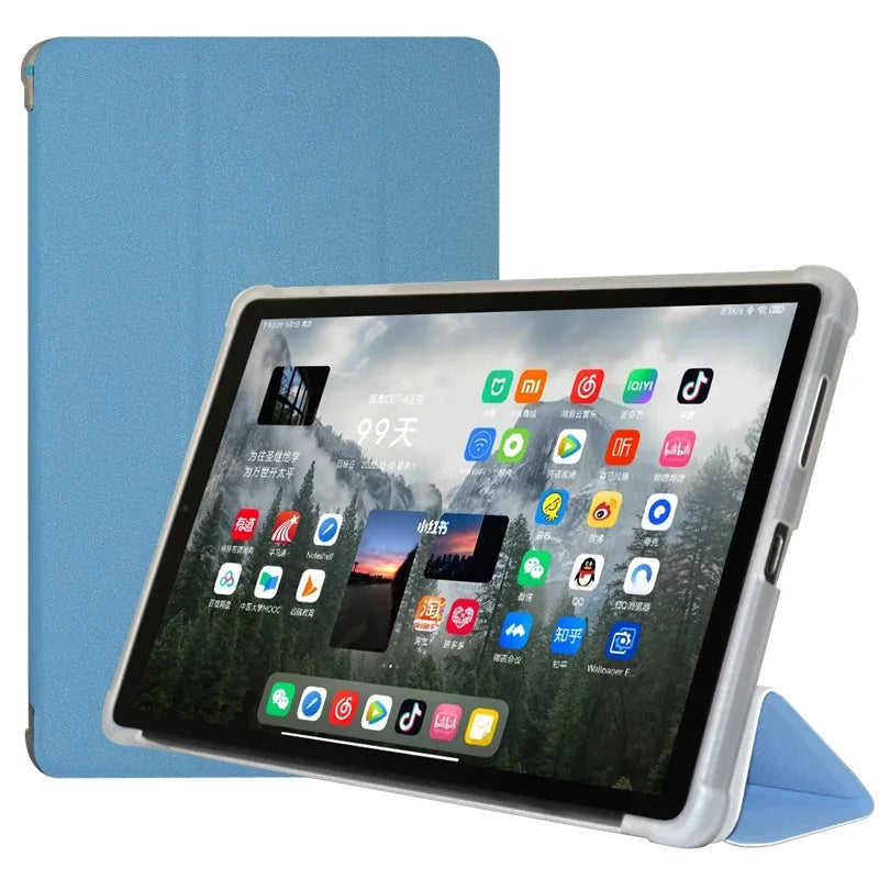 Ultra Thin Three Fold Stand Case For Alldocube iplay70mini Pro 8.8inch Tablet Soft TPU  Cover For iplay70 mini  Ultra NEW Tablet