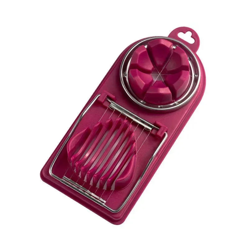Stainless Steel Egg Slicer - Kitchen Gadget Tool