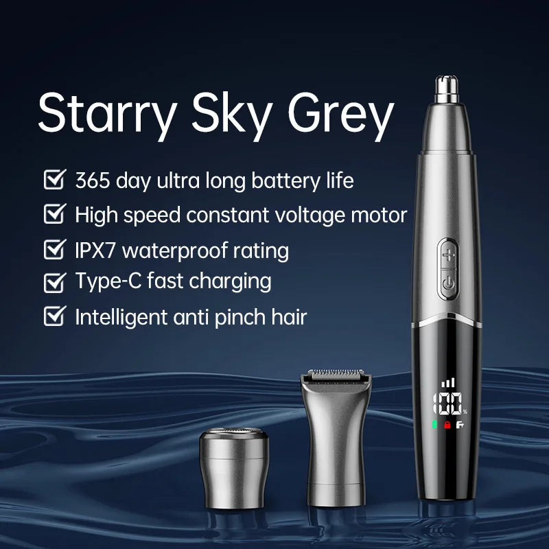 Origina all in1 Rechargeable Nose Ear Hair Trimmer For Men Grooming Kit Electric Eyebrow Beard Trimer Nose And Ears Trimmer