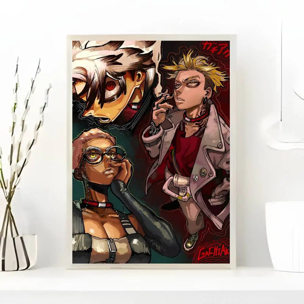 G-GACHIAKUTA ANIME Poster Art With Prints Home Bedroom Living Room Decoration Gift