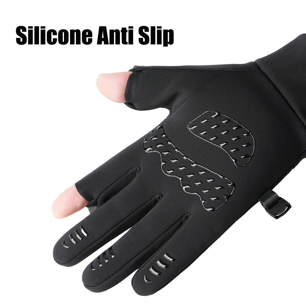 Unisex Winter Touchscreen Gloves Windproof Warm Skiing Outdoor Sports Cycling Fishing Running Gloves