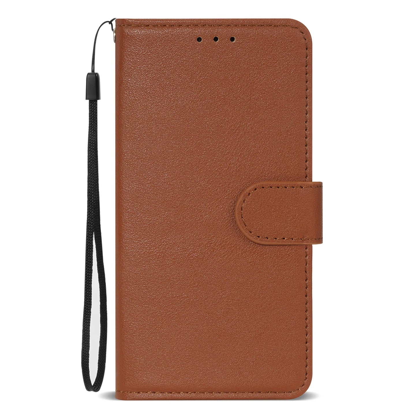 Premium Leather Wallet Case - Flip Stand Cover with Card Slots for iPhone