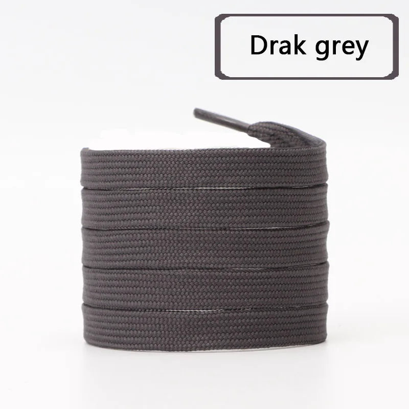 1 Pair Solid Flat Shoe Laces Canvas Shoelaces for Sneakers Woman Men Shoelace Classic Tennis Laces for AF1 Shoestrings