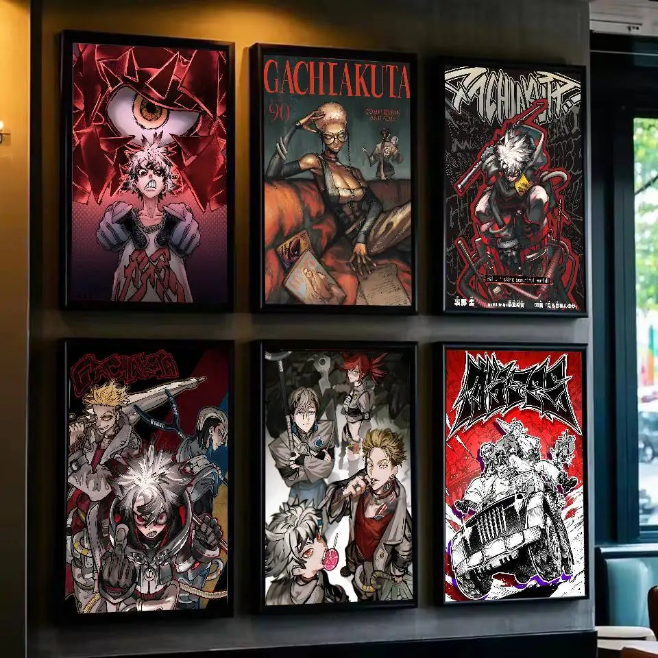 G-GACHIAKUTA ANIME Poster Art With Prints Home Bedroom Living Room Decoration Gift