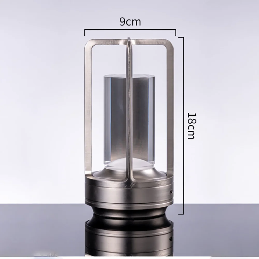 Rechargeable LED Crystal Table Lamp - Touch Control Bedside Night Light