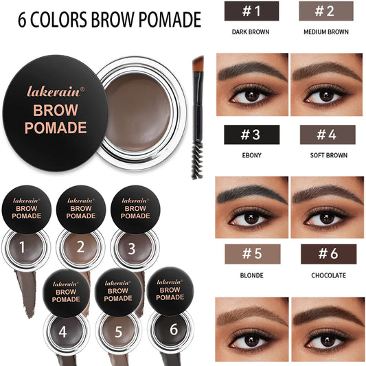 Wild Eyebrow Cream Smooth Styling Eyebrow Pomade Setting Eyebrow Wax Smudge Proof Eyebrow Dye Cream