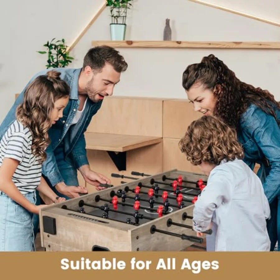 Premium 54-Inch Foosball Table - Full-Size Soccer Game with Accessories