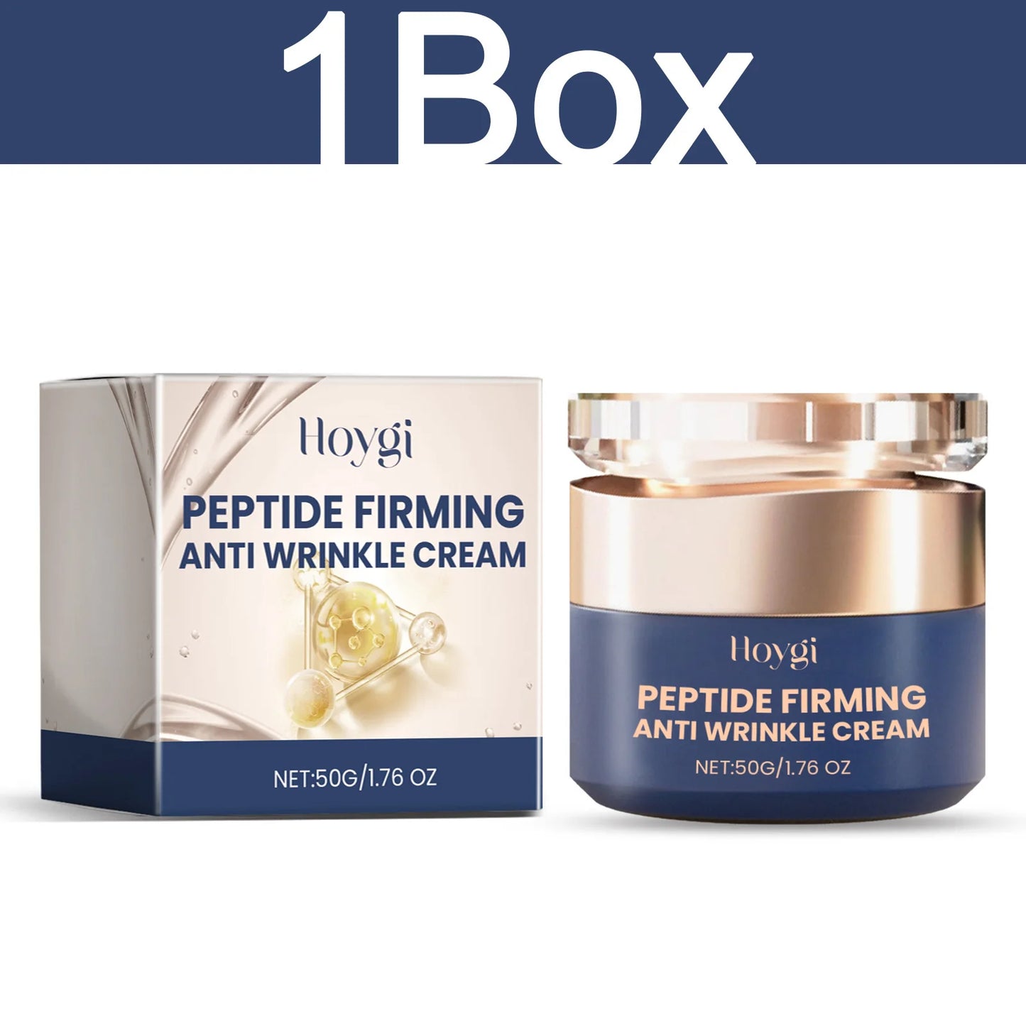 HOYGI Polypeptide Firming Cream Instant Anti Wrinkle Lasting Moisturizing Fading Fine Lines Lifting Revitalizing Face Skin Care
