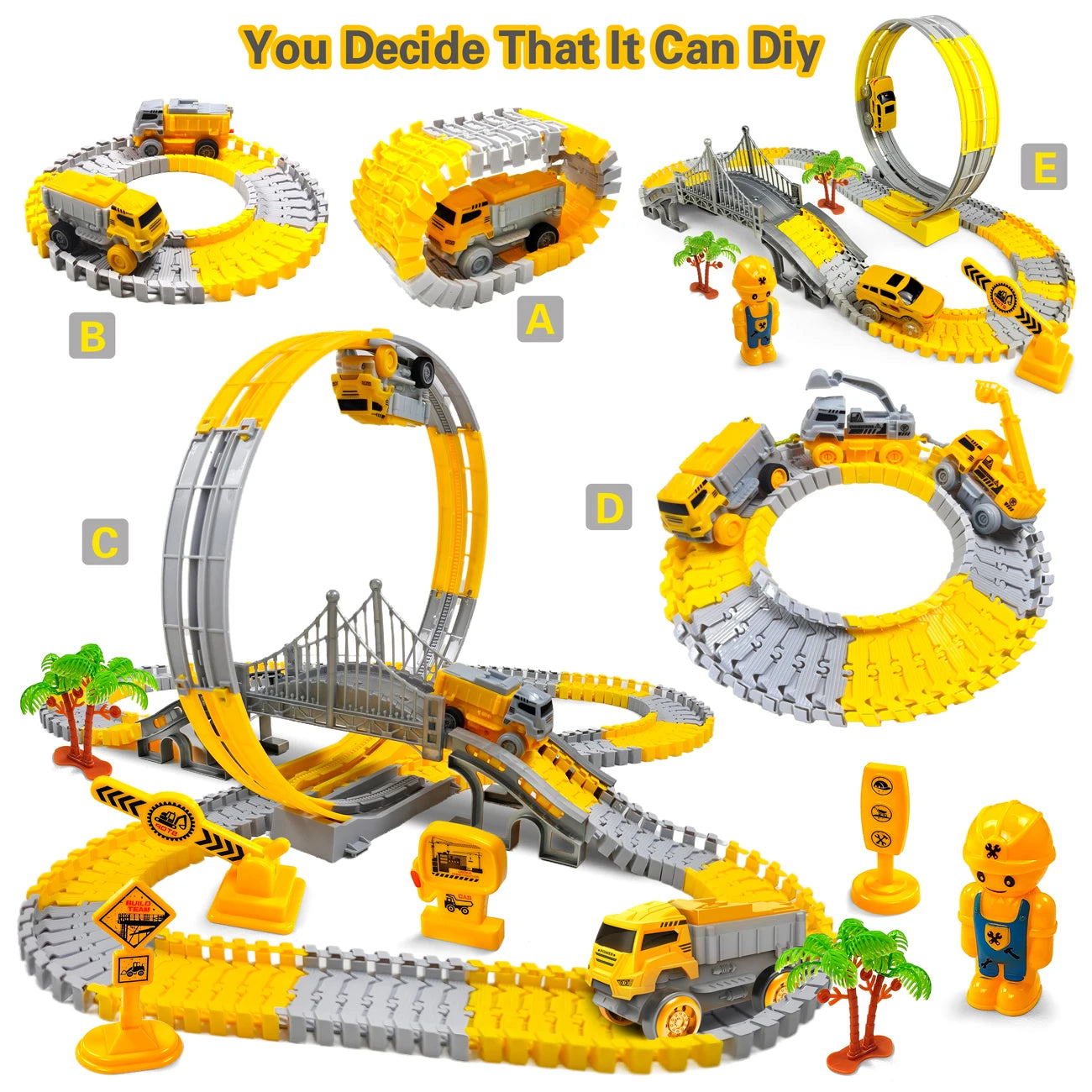 Premium Magic Climbing Track Set - Educational Engineering Car Toy