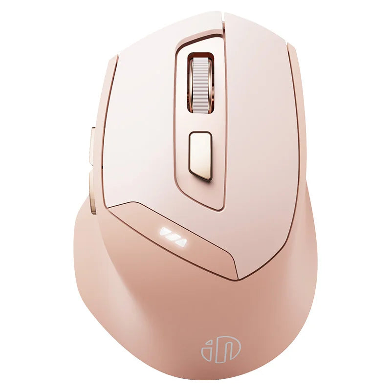 INPHIC DR01 Wireless Bluetooth Mouse Rechargeable Office Lightweight Portable Three-mode Laptop IPad  Universal Ergonomic Mouse