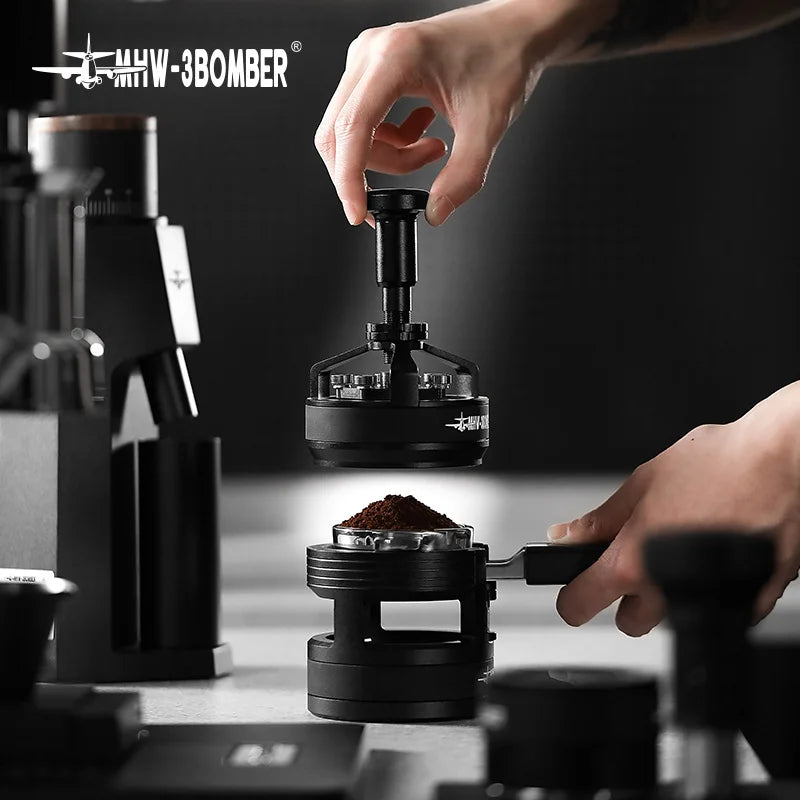 58mm Rotary WDT Tools , 0.25MM 14 Needles Espresso Distribution Tool with Magnetic Base, Espresso Stirrer Distribution Tool