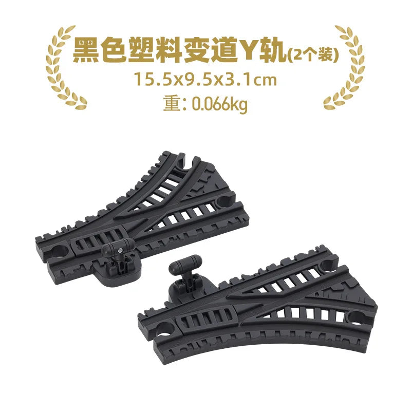 Wooden Track Railway Accessories Bridge Train Station Tunnel Wood Track Educational set Toys Wood Railway Train Track toys