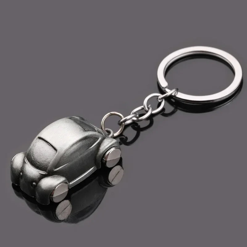 Automotive Gear Head Keychain - Speed Gearbox Keyring with Turbo Hub & Brake Disc Design