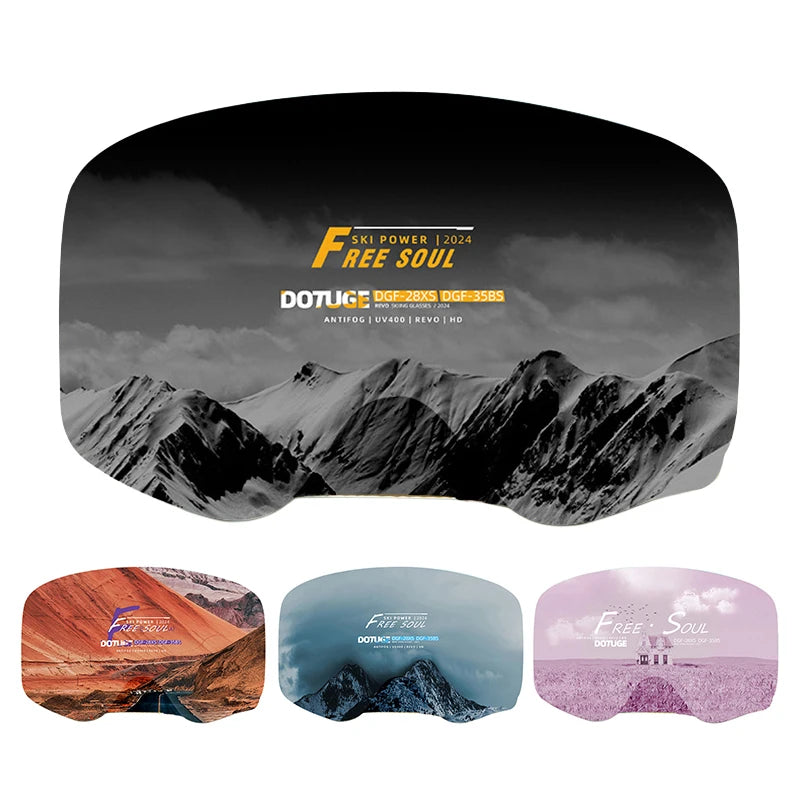 Ski Goggle Protective Cover Skiing Storage Portable Wraps Protection Cover Four-way Stretch Case Dust-proof Skiing Eyewear Cover