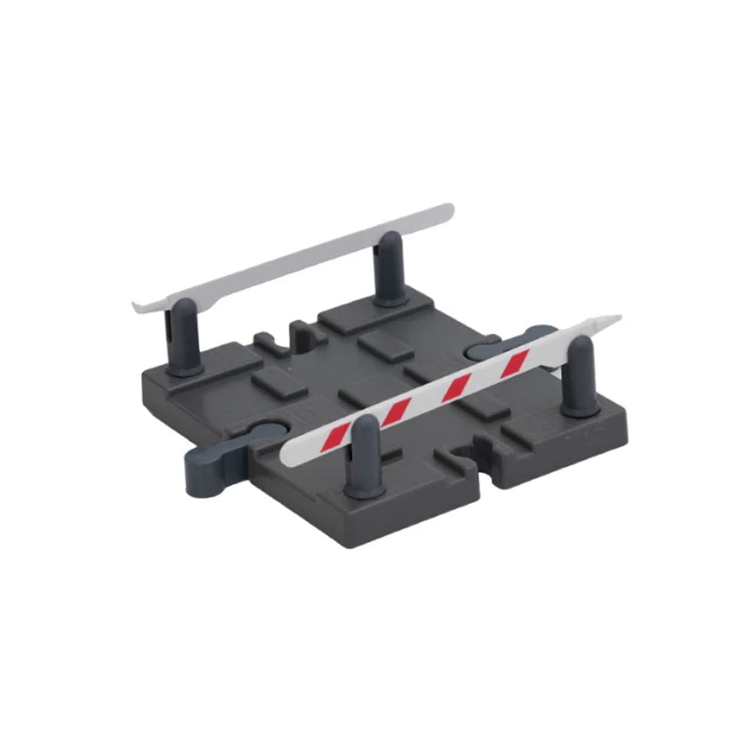 Wooden Train Track Accessories Roadblocks Station Scene Educational Toy For Kids Compatible with Thomas Wooden Railway System