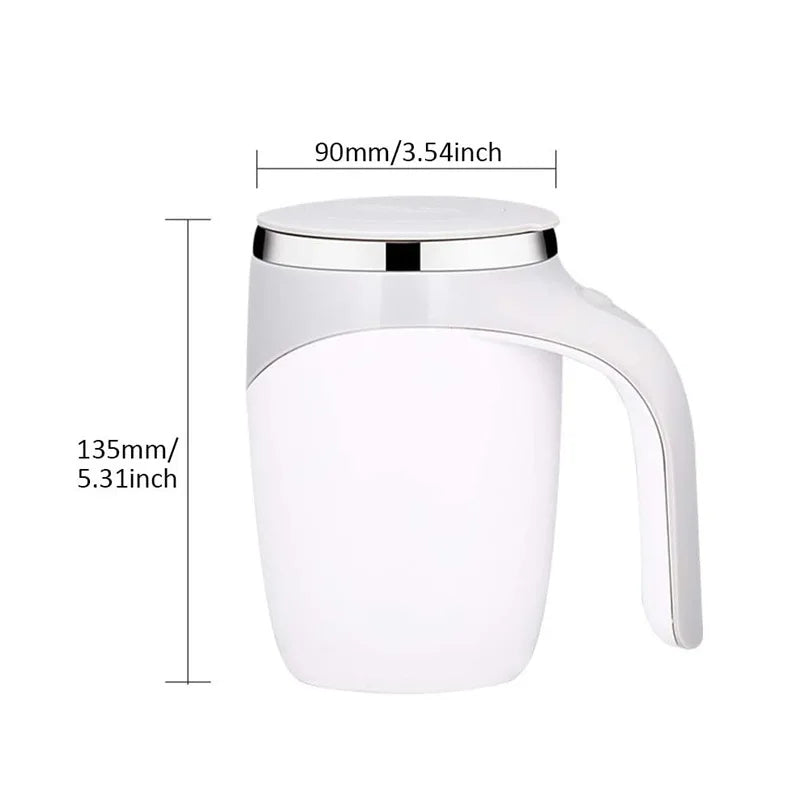 Automatic Self-Stirring Coffee Mug - Rechargeable Stainless Steel Electric Mixing Cup