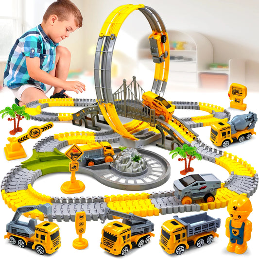 Premium Magic Climbing Track Set - Educational Engineering Car Toy