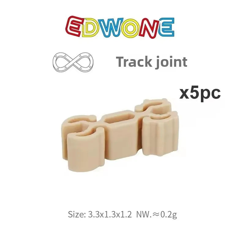 Kids Railway Toys Wooden Train Track Accessories Universal Plastic Blocks Clips Connectors Adapters fit for Brand Wooden Tracks