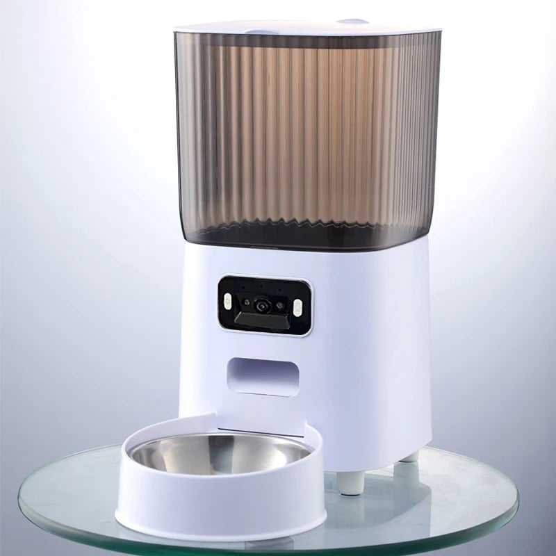 Premium 5L Smart Automatic Pet Feeder - Camera & Voice Recorder