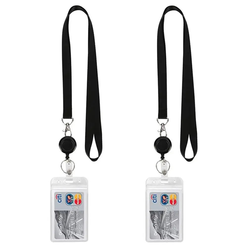 Supplies Key Neck Strap Badge Holder Badge Clip Name Card Holder Badges Set Lanyard Retractable Badge Holder ID Card Holder