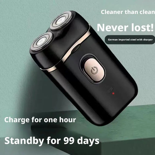 Men Shaving Tool Usb Rechargeable Portable Electric Shaver for Men Waterproof Mini Travel Rotary Razor