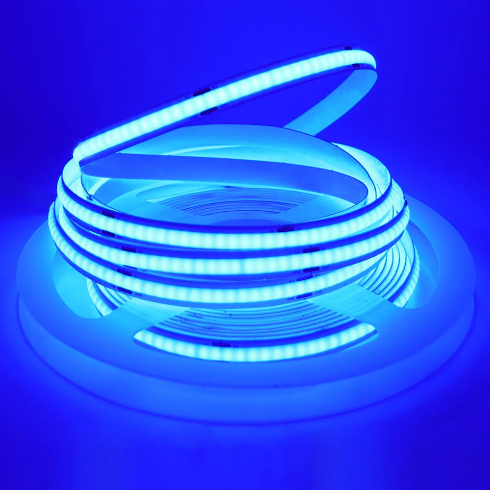 Premium 5V USB COB LED Strip Light - 320LEDs/m Flexible Ribbon Tape