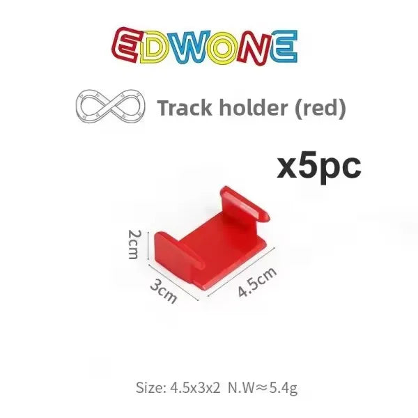 Kids Railway Toys Wooden Train Track Accessories Universal Plastic Blocks Clips Connectors Adapters fit for Brand Wooden Tracks