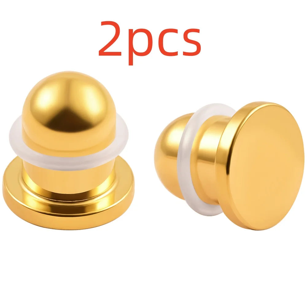 Comfy Dead Stretching Plugs in 0.5mm Increments Crazy Ear Gauges with Rubber Rings 316 Surgical Stainless Steel Body Jewelry