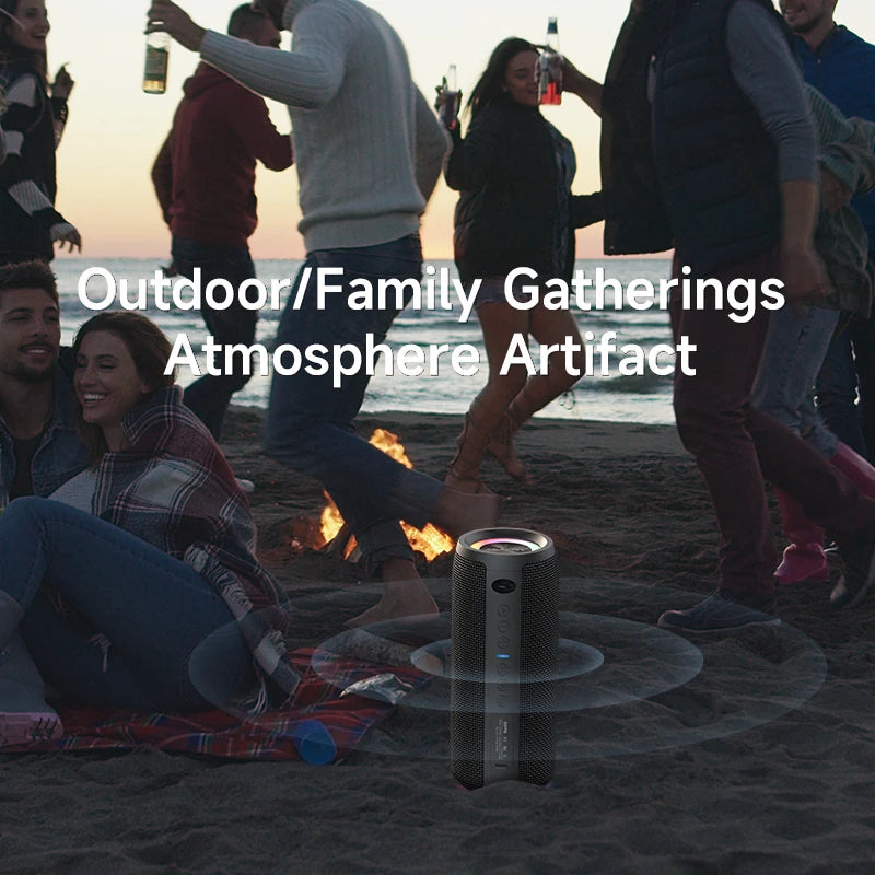 ZEALOT S51Pro Portable Bluetooth Speaker - 40W High-Power 3D Stereo Bass, IPX5 Waterproof