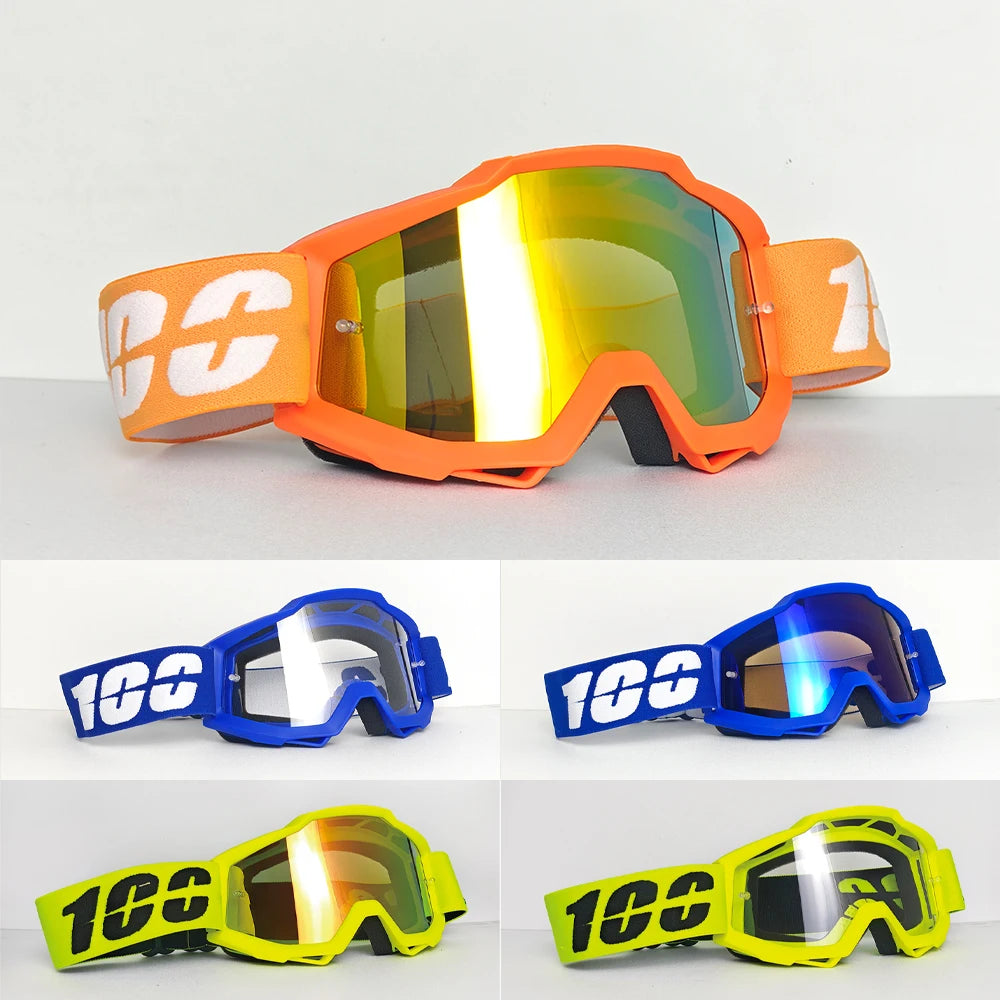 100 Ski Snowboard Goggles  Skiing Eyewear Winter Outdoor Sport Cycling ATV BMX MTB  Windproof   Protection Man Woman Sunglasses