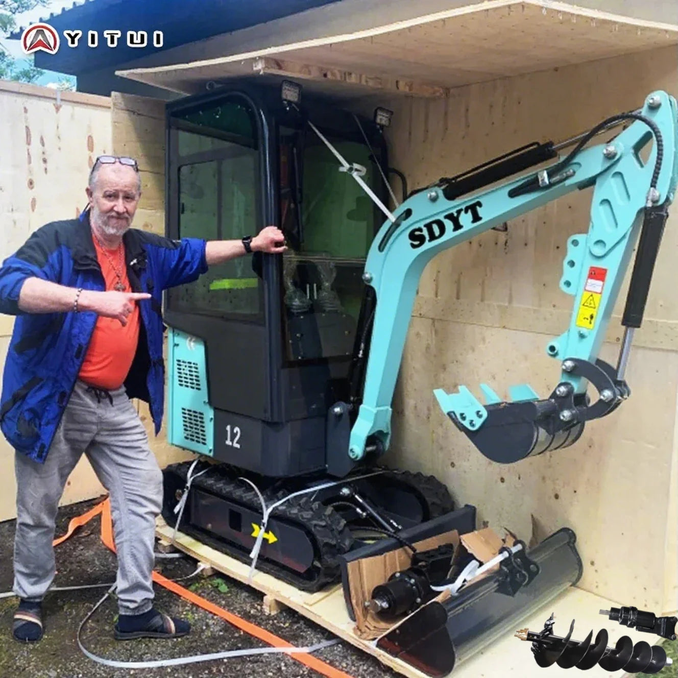 Best Selling Mini Excavator Kubota Diesel Engine Fast Delivery Customized High Quality Multi Functional Mini Excavator