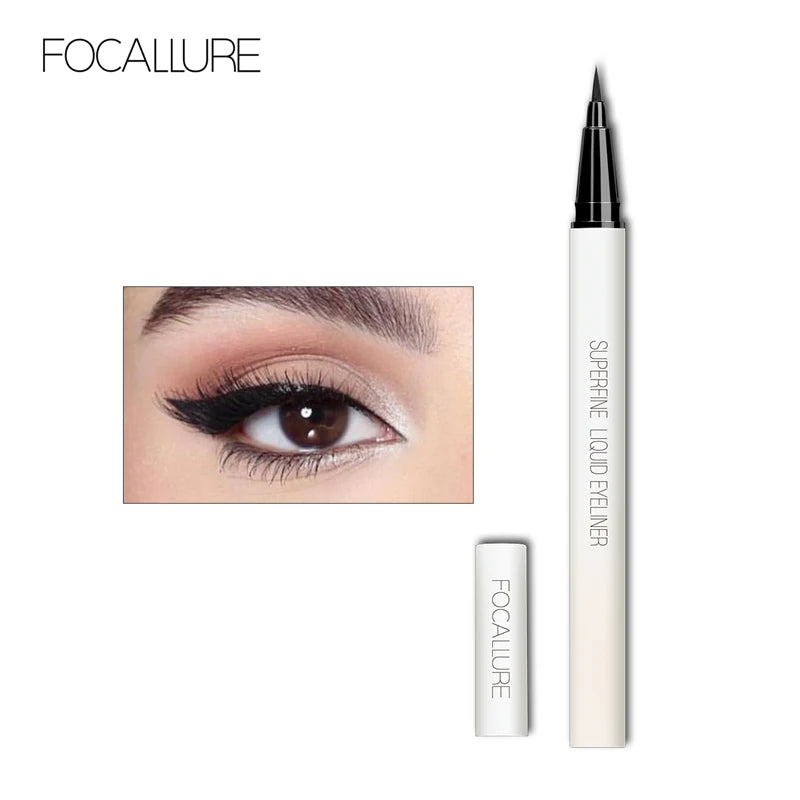 FOCALLURE Liquid Eyeliner Pencil 24 Hours Long Lasting Water Proof Eyeliner Superfine Smooth Eye Pencil Beauty Makeup Eye Liner