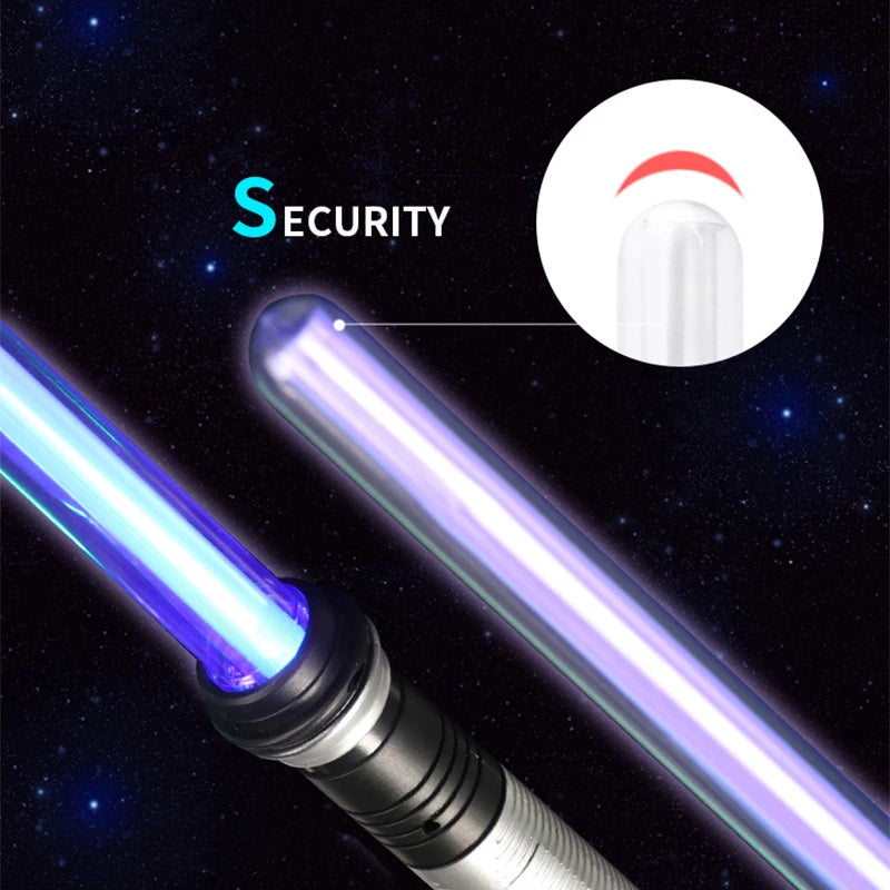 Premium RGB Lightsaber - 7 Color Changing LED Laser Sword with Sound