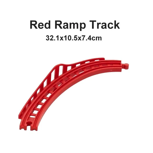 All kinds of Wooden Train Tracks Accessories Beech Wood Railway Tracks Wooden Bridge Tunnel fit for Wood Tracks Toys for Kids
