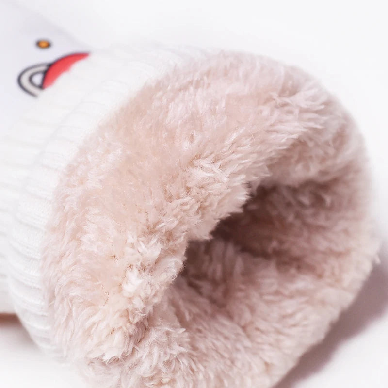 Cute Children's Ski Gloves, Waterproof, Touchscreen Compatible, Winter Children's Outdoor Gloves, Windproof And Warm