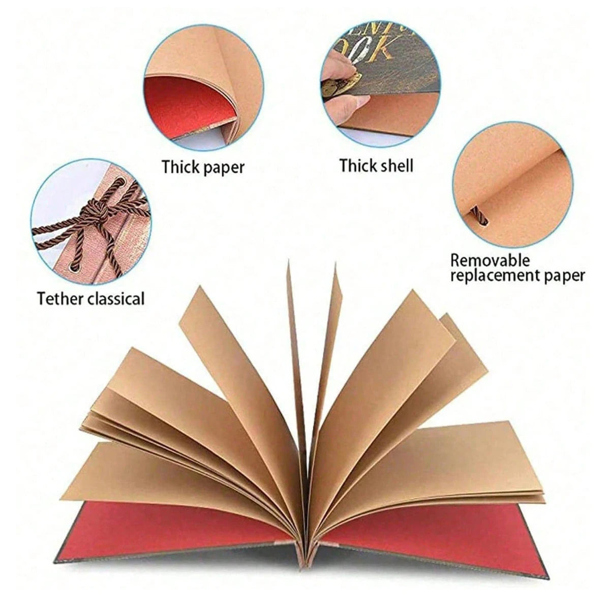 Our adventure book scrapbook Pixar Up handmade home scrapbook album can be expanded to 80 pages and comes with DIY accessory kit