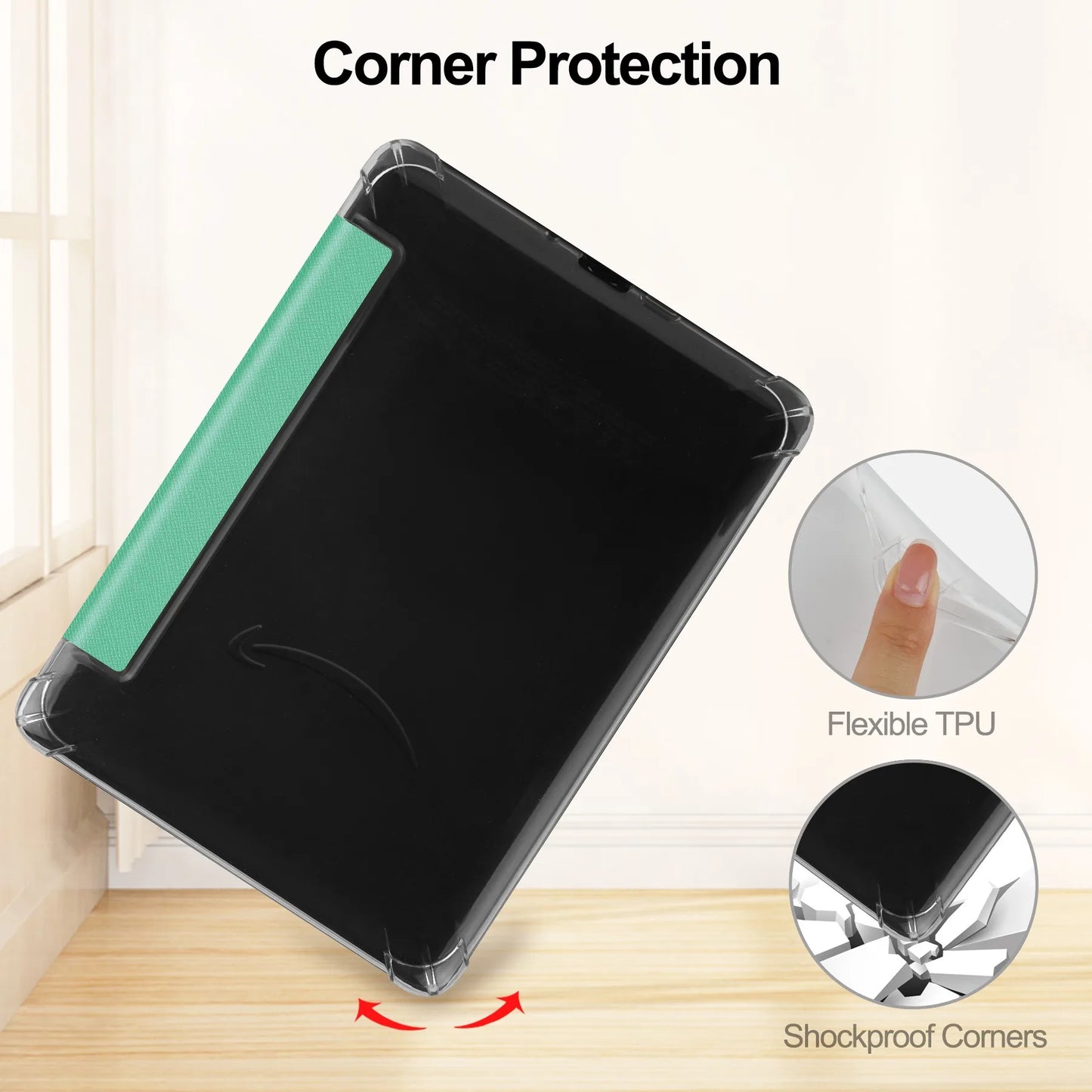 For Kindle Paperwhite 2024 (12th Gen) Case 7 inch eReader Transparent Soft TPU Cover For Kindle Paperwhite 5 11th Generation 6"