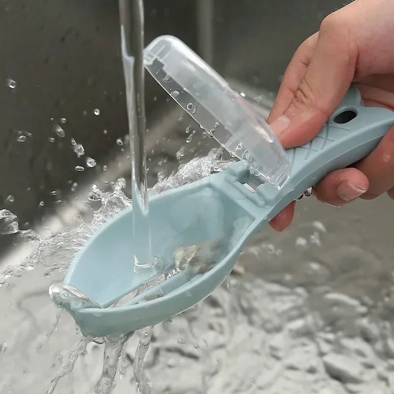 Fish Scale Scraper with Cover - Professional Kitchen Cleaning Tool