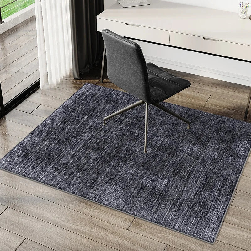 VIKAMA Crystal Velvet Carpet Easy to Take Care of Living Room Desk Computer Gaming Swivel Chair Non-slip Mat Bedroom Floor Mat