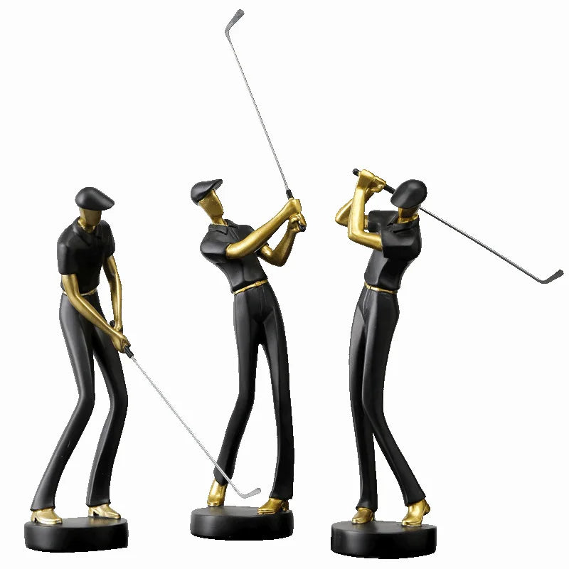Nordic Golf Character Ornament Light Luxury High-end Office Desktop Study Living Room TV Cabinet Home Decoration