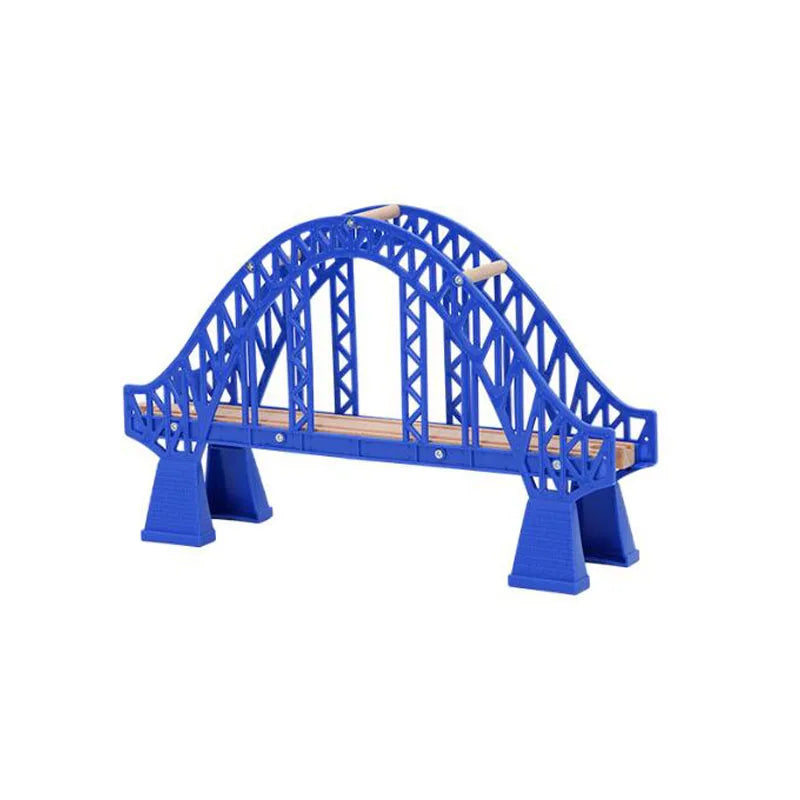 Wooden Train Track Set Accessories Track Expansion Part Wooden Railway Scene accessories Bridge Christmas Gift For Toddlers