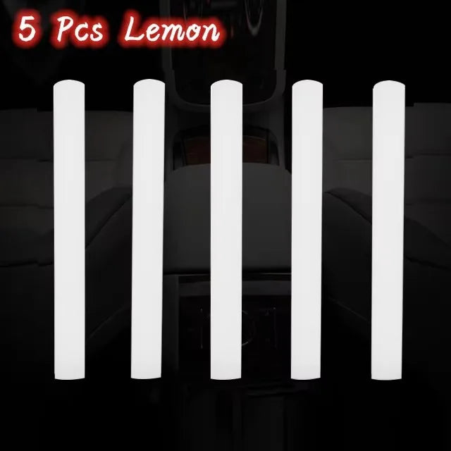 Premium Car Air Vent Freshener - Lemon Scent Perfume Clip for Girls