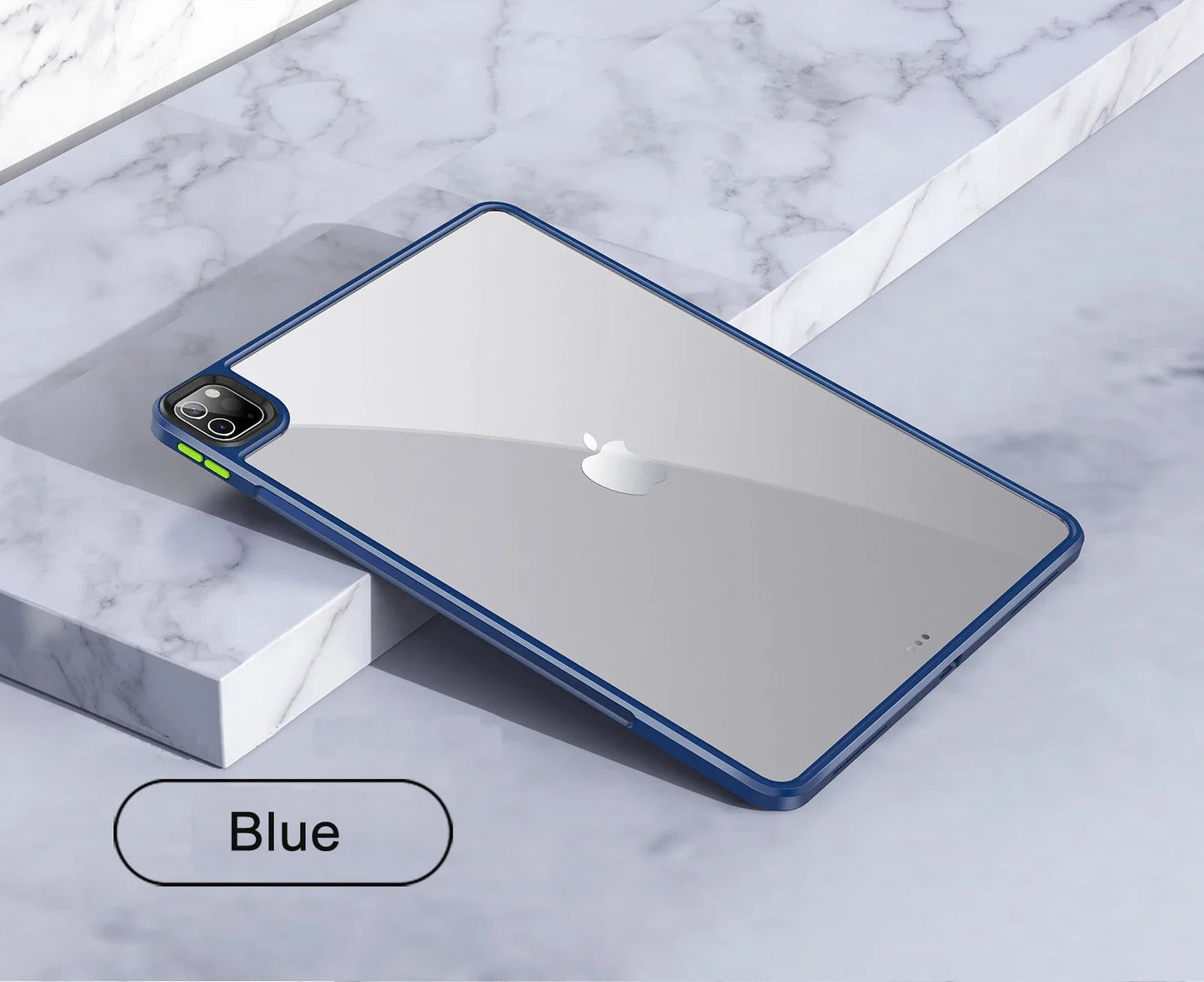 For Apple iPad Air 4 5 Pro 10.2 11 12.9 13 MINI 6 7 8 9 10 Clear Transparent Coque Case Sleeve Silicone Shockproof Hard Cover