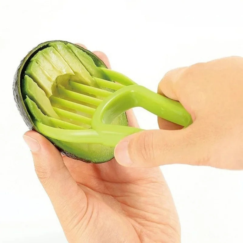 3-in-1 Avocado Slicer Tool - Multi-Function Fruit Peeler, Corer & Cutter