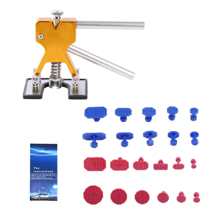 Paintless Dent Repair Kit - Professional Auto Body Suction Cup Puller Set