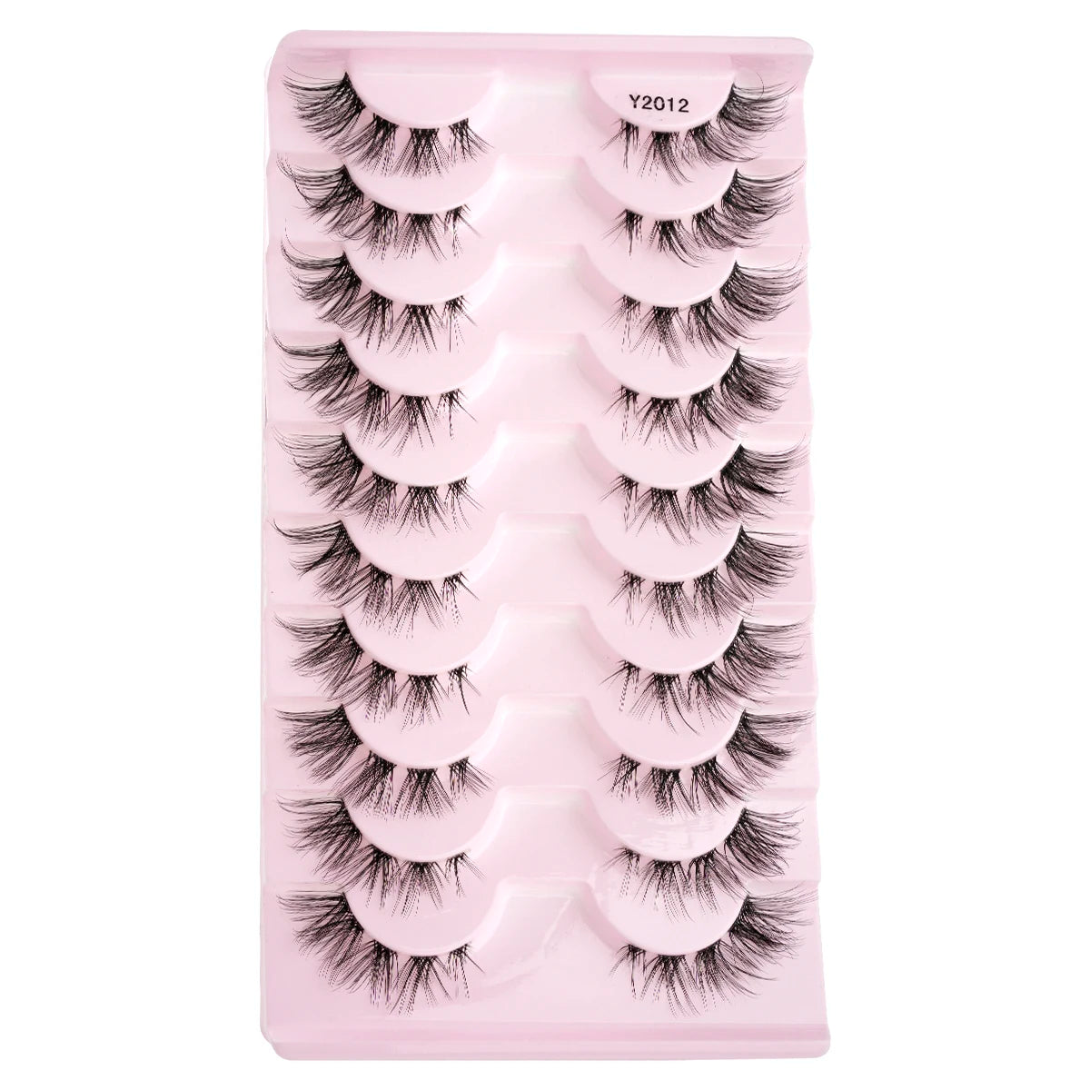 3/10Pairs Full False Eyelashes Natural Mink Lashes Dramatic Faux Cils Volume Eyelash Extension Fluffy Fake Eyelashes Makeup Tool
