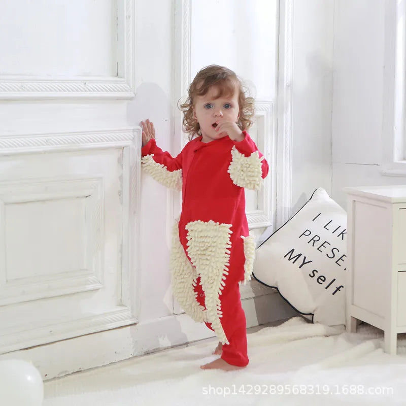 Premium Cotton Baby Romper - Spring Long Sleeve Jumpsuit