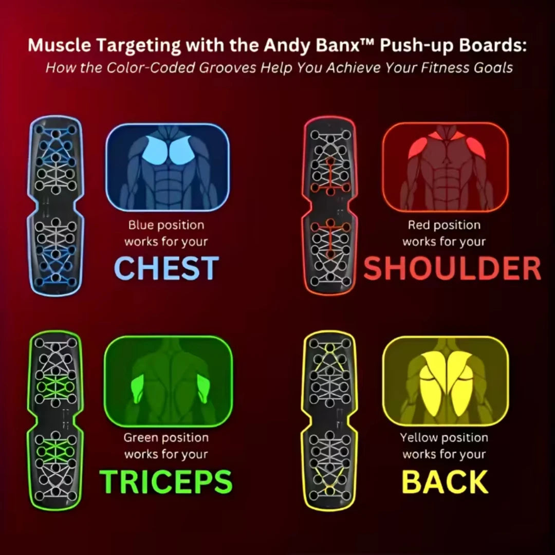 Premium Multifunctional Push-Up Board - Foldable Fitness Training System