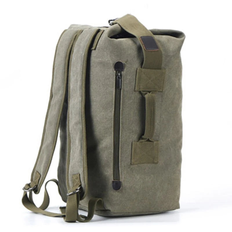 Mara's Dream Men Large Travel Climbing Bag Tactical Military Backpack Women Army Bags Canvas Bucket Bag Shoulder Sports Bags Boy